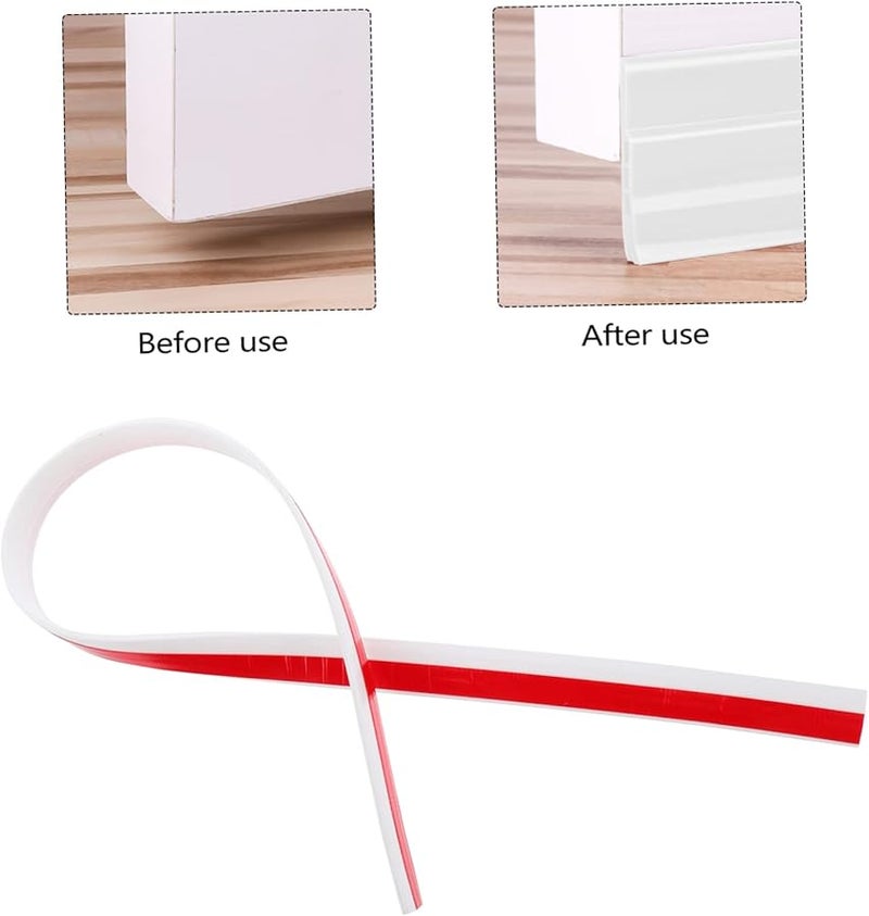 Black Door Sweep Strip Soundproof Weatherproof Draft Stopper for Windows and Doors - Image 5